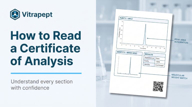 How to read a certificate of analysis